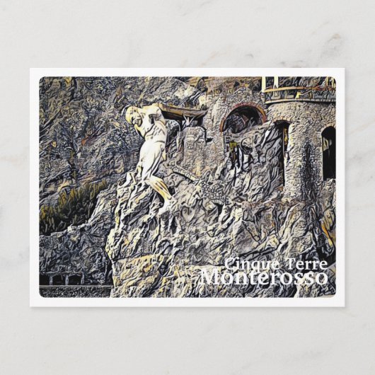 MONTEROSSO Cinque Terre - THE GIANT – はがき (正面)