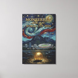 Monterrey 2026 Soccer  Luxury Football Wall Art キャンバスプリント