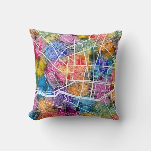 Monterrey Mexico City Map クッション (正面)