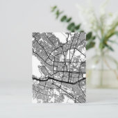 Monterrey Mexico City Map ポストカード (スタンド正面)