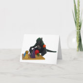 Montessaurus & Grammar Solidsノートカード カード (正面)