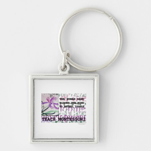 Montessoriのアイリス キーホルダー (正面)