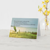 montessoriのビーチ場面引用文 カード (黄色い花)