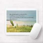 montessoriのビーチ場面引用文 マウスパッド (マウス)