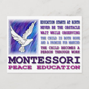Montessoriの鳩 ポストカード