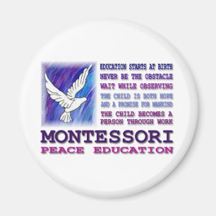 Montessoriの鳩 マグネット