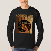 Montessori Guide Afro African American Black Histo Tシャツ (正面)