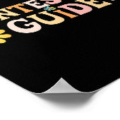 Montessori Guide Back To School First Day Of Schoo ポスター (角)