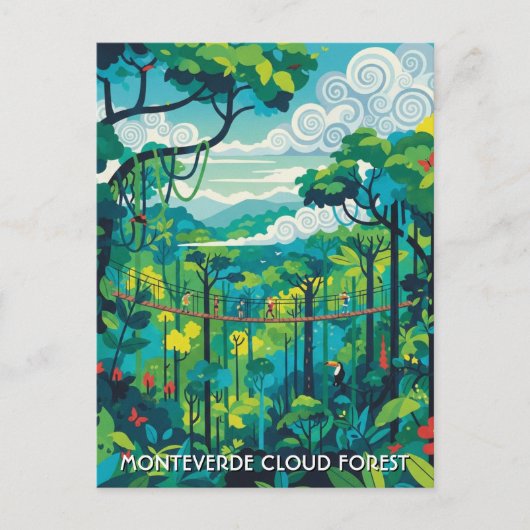 Monteverde Cloud Forest Costa Rica ポストカード (正面)