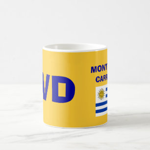 Montevideo* Carrascoの国際空港のマグ コーヒーマグカップ