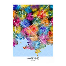 Montevideo Uruguay City Map