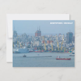 Montevideo, Uruguay City View ポストカード