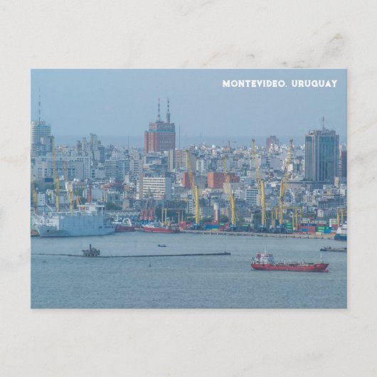 Montevideo, Uruguay City View ポストカード (正面)