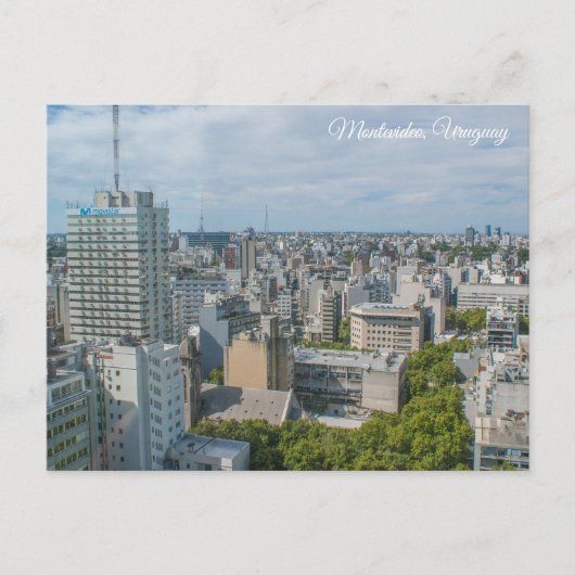 Montevideo, Uruguay, Mirador Panorámico  ポストカード (正面)