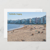 Montevideo, Uruguay, Playa de Los Pocitos ポストカード (正面/裏面)