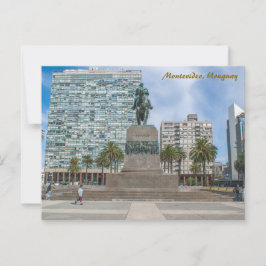 Montevideo, Uruguay, Plaza Independencia ポストカード
