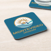 Montevideo Uruguay South America コースター (左側)