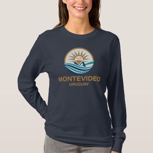 Montevideo Uruguay South America Tシャツ (正面)