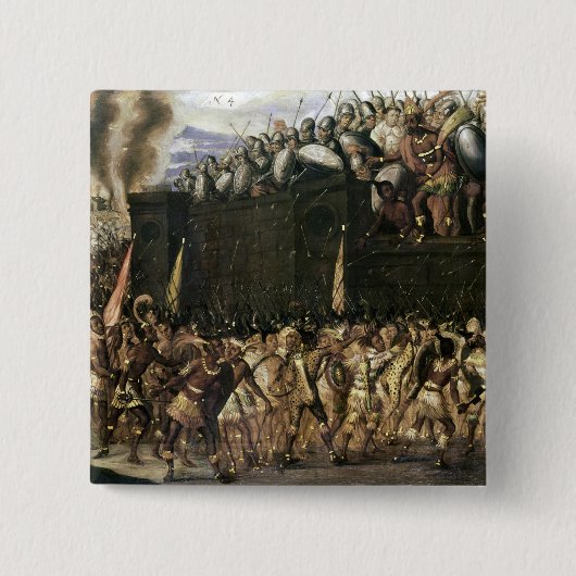 Montezuma 缶バッジ (正面)