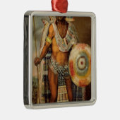 Montezuma IIのポートレート メタルオーナメント (右)