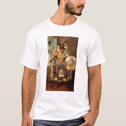 Montezuma IIのポートレート Tシャツ (正面)