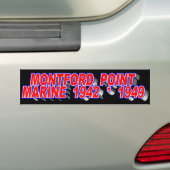 MONTFORDポイント海兵隊員 バンパーステッカー (車上)