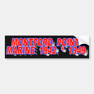 MONTFORDポイント海兵隊員 バンパーステッカー