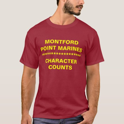 MONTFORDポイント海兵隊員CHARACT… Tシャツ (正面)