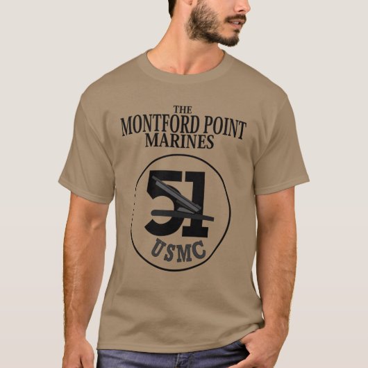 MONTFORD MARINES 51ST BATTALION Tシャツ (正面)