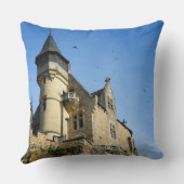 Montfortの城、ドルドーニュ県、フランス クッション (裏面)