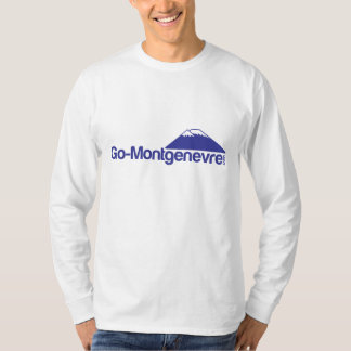 Montgenevreの長袖のTシャツは行きます Tシャツ