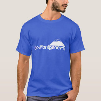 MontgenevreのTシャツ色は行きます Tシャツ