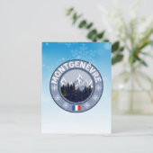 Montgenèvre Station de ski ポストカード (スタンド正面)
