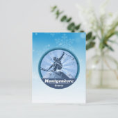 Montgenèvre Station de ski - Skieur ポストカード (スタンド正面)