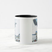 Montgolfierの兄弟の熱気球の上昇 マグカップ (中央)