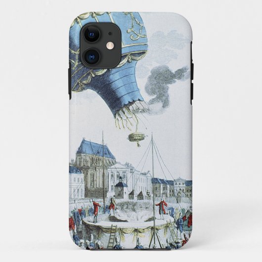 Montgolfierの兄弟の熱気球の上昇 Case-Mate iPhoneケース (裏面)