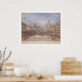 Montgomeryからカリフォルニア通りを見上げる(1325) ポスター (キッチン)