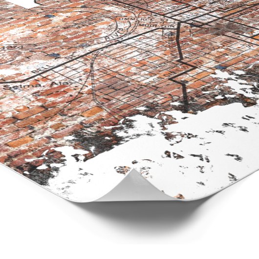 MONTGOMERY, ALABAMA SKYLINE – ポスター (角)