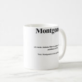 Montgomery coffee mug  コーヒーマグカップ (正面右)