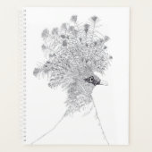 Month and Weekly Planner Crowned Pigeon  プランナー手帳 (正面)