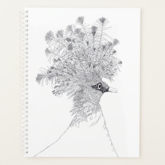 Month and Weekly Planner Crowned Pigeon  プランナー手帳
