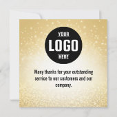 Month Award Cardの従業員パーソナライズされた: 招待状 (裏面)