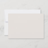 Month Flower | 三月 | オーダーメイド ウェディング 出欠カード (裏面)