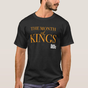 Month of Kings Black History Month 2月アイテム Tシャツ