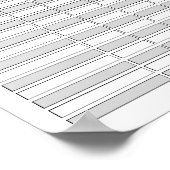 Monthly Bill Payment Tracker Log ポスター (角)