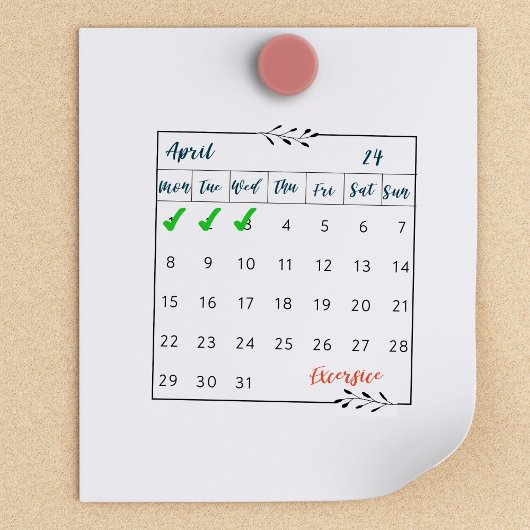 Monthly Bullet JournalカレンダーCrime Tracker Bujo ラバースタンプ