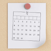 Monthly Bullet JournalカレンダーCrime Tracker Bujo ラバースタンプ