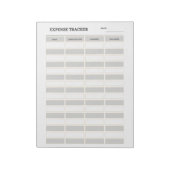 Monthly Expense Tracker  ノートパッド (回転)