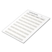 Monthly Expense Tracker  ノートパッド (アングル)