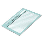 Monthly Habit Tracker  ノートパッド (アングル)